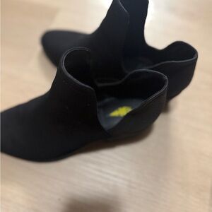 Volatile Classic Black Ankle Booties